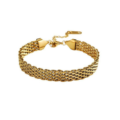 Elegant mesh chain bracelet