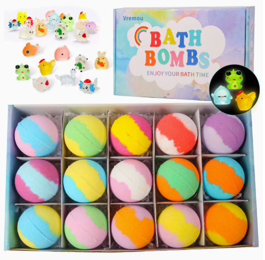 Glow-in-the Magical glow in the dark bath bombs