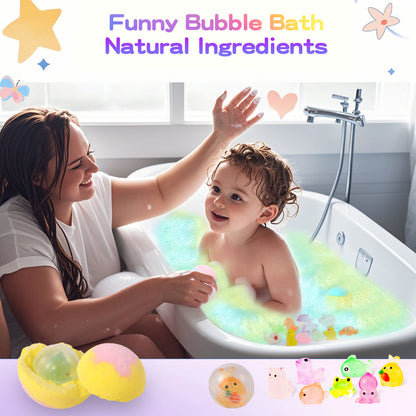 Glow-in-the Magical glow in the dark bath bombs