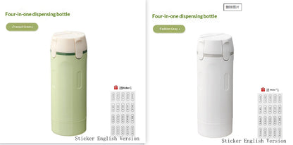 4-in-1 Smart Travel Dispenser: The Ultimate Leak-Proof Set