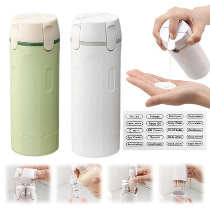 4-in-1 Smart Travel Dispenser: The Ultimate Leak-Proof Set