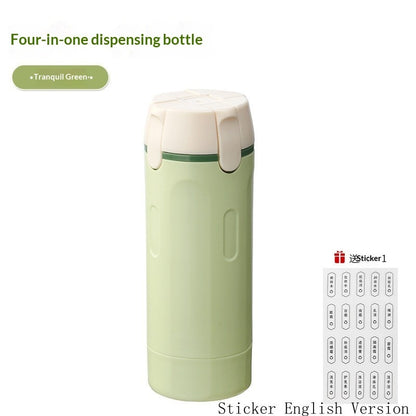 4-in-1 Smart Travel Dispenser: The Ultimate Leak-Proof Set