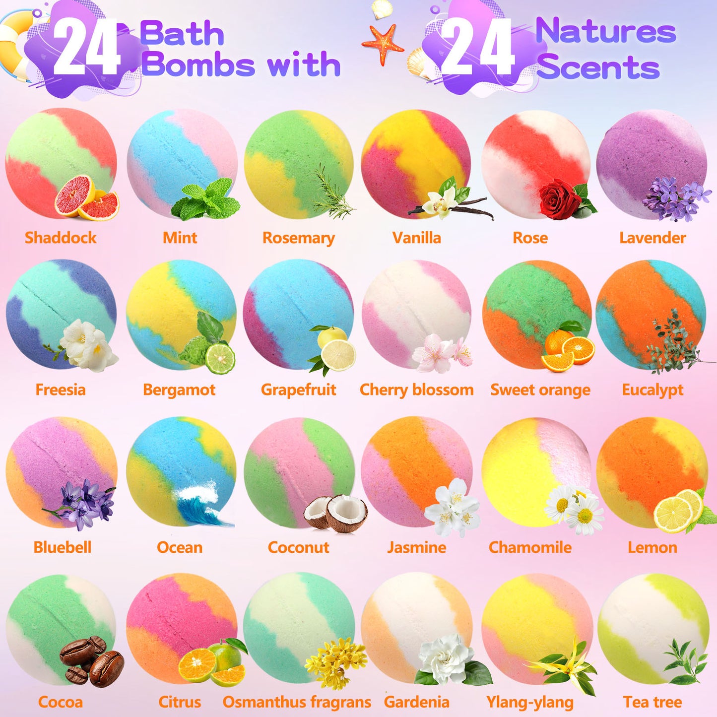 Glow-in-the Magical glow in the dark bath bombs