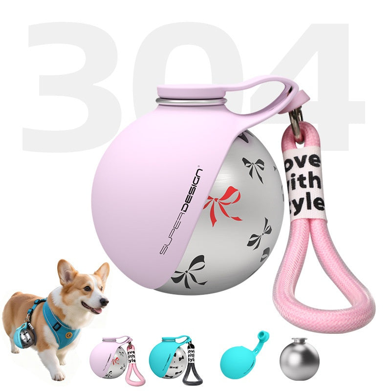 Ultimate 2-in-1 Leak-Proof Portable Dog Water Bottle & Travel Cup - Stainless Steel